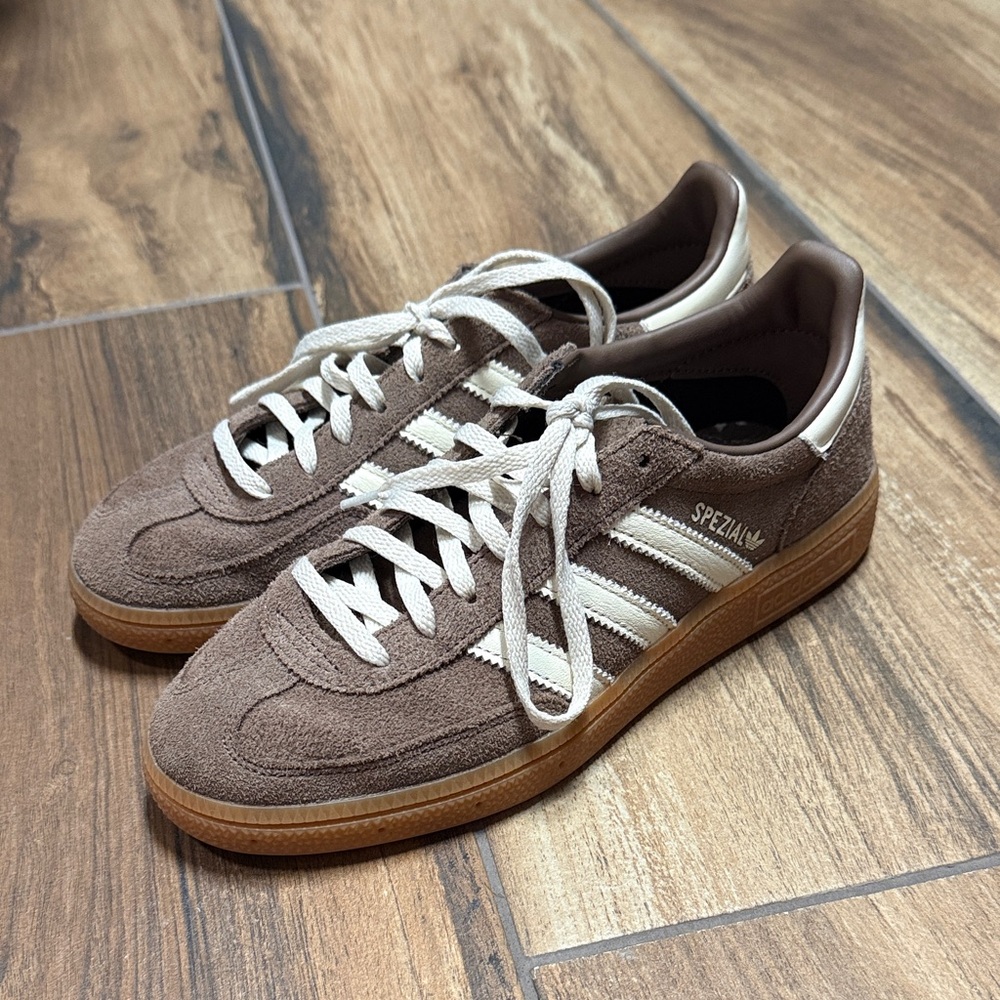 Adidas Spezials in Brown and White